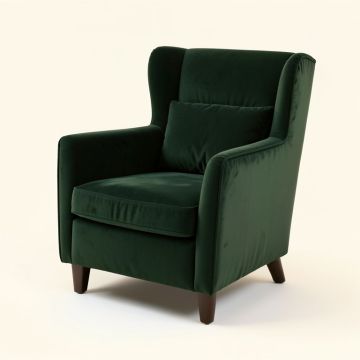 Veans Upholstered Wingback Arm Chair (synthetic illustration; no displayed measurements)