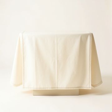 Briar Crest Flat Bed Sheet - Ivory (synthetic illustration; no displayed measurements)