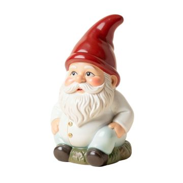 Dewan Ceramic Lady Gnome Garden Statue