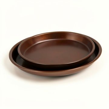 Metal 2 Piece Nesting Serving Tray Set (synthetic illustration; no displayed measurements)