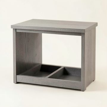 Harbor Arc Empty Coffee-Station Organizer - Gray (synthetic illustration; no displayed measurements)