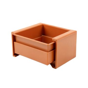 Bay Bridge Small-Parts Storage Drawer Cabinet - Terracotta