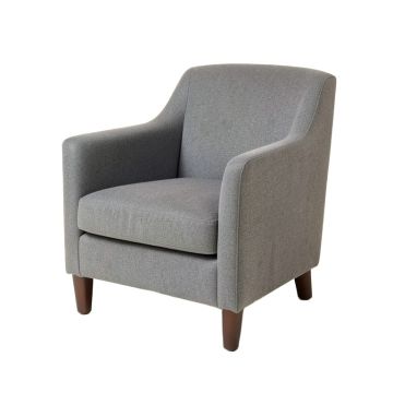 Alaxandria Upholstered Parsons Chair In Gray