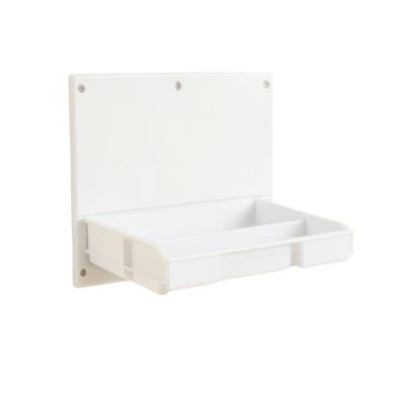 Aspen Brook Empty Wall-Mounted Tool Organizer Panel - White