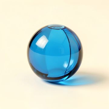 Indented Glass Round Knob (synthetic illustration; no displayed measurements)