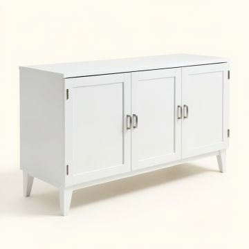 Kieth 4 Door Credenza (synthetic illustration; no displayed measurements)