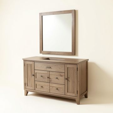 Claire 60 '' Single Bathroom Vanity Set (synthetic illustration; no displayed measurements)