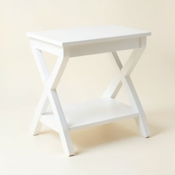 Dune Dale Side Table - White (synthetic illustration; no displayed measurements)