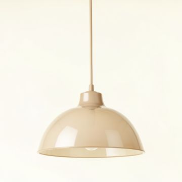 Glen Bluff Pendant Light Suspended From One Plain Cable - Beige (synthetic illustration; no displayed measurements)