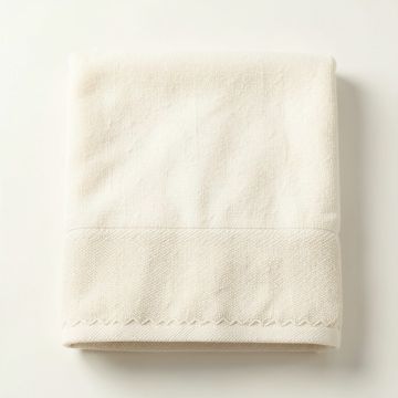 Vale Dale Bath Towel - Cream (synthetic illustration; no displayed measurements)