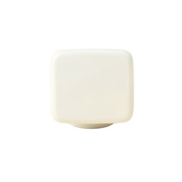 Ridge Bend Cabinet Knob Without Packaging - White