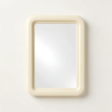 Laurel Arc Framed Wall Mirror - Cream (synthetic illustration; no displayed measurements)