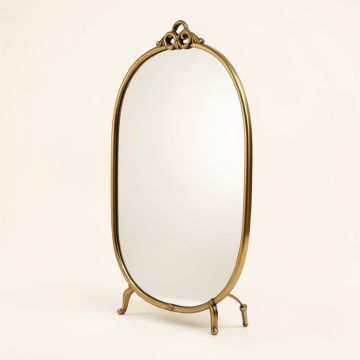 Everly Quinn & Co. Gold Gabriella Accent Mirror (synthetic illustration; no displayed measurements)