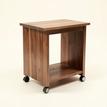 Kitchen Cart With Solid Wood (synthetic illustration; no displayed measurements)