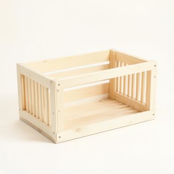 Flint Dale Empty Furniture-Style Pet Crate - Ivory (synthetic illustration; no displayed measurements)