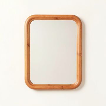 Oak Bluff Framed Wall Mirror - Terracotta (synthetic illustration; no displayed measurements)