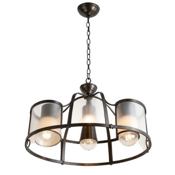 Carmen 3-Light Unique / Statement Drum Chandelier