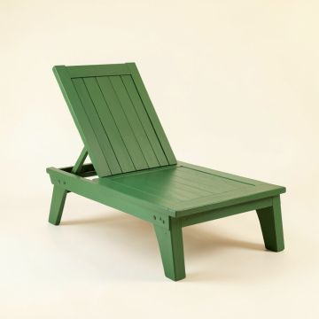 Rowan Bend Outdoor Lounge Chair - Green (synthetic illustration; no displayed measurements)