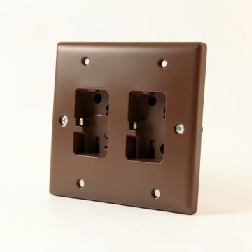 Two Hippos 1-Gang Toggle Light Switch Wall Plate (synthetic illustration; no displayed measurements)