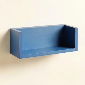 Hazel Bluff Wall-Mounted Shelf - Blue (synthetic illustration; no displayed measurements)