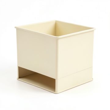 Cove Branch Empty Raised Planter - Cream (synthetic illustration; no displayed measurements)