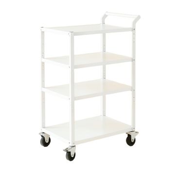 Reed Branch Empty Rolling Workshop Cart - White