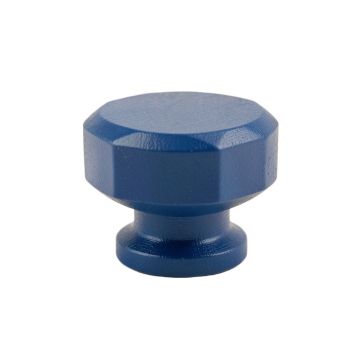 Holly Branch Cabinet Knob Without Packaging - Blue