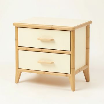 Cliff Bluff Nightstand - Cream (synthetic illustration; no displayed measurements)