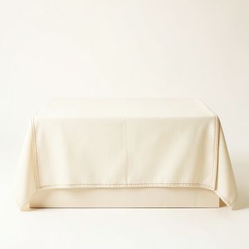 Elm Edge Flat Bed Sheet - Cream (synthetic illustration; no displayed measurements)