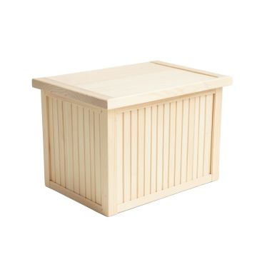 Alder Bend Closed Outdoor Storage Box - Ivory