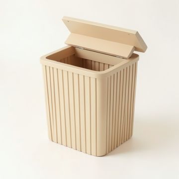 Briar Canyon Closed Garden Compost Bin - Beige (synthetic illustration; no displayed measurements)