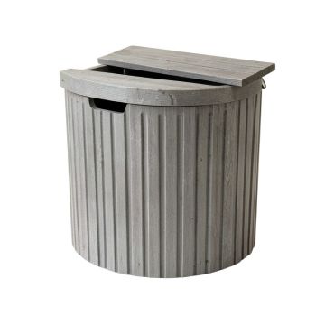 Elm Bridge Closed Garden Compost Bin - Gray