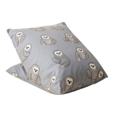 Aqua And Grey Sloth Collection Sloth Body Pillow Case