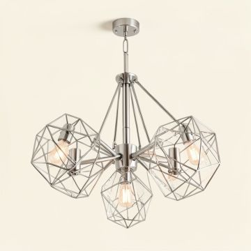 Allegro Unique / Statement Geometric Chandelier (synthetic illustration; no displayed measurements)