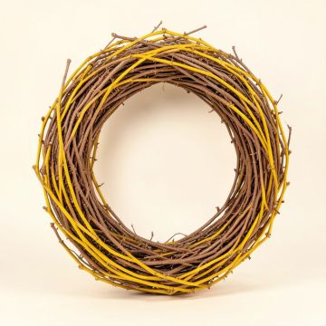 Daisy 18 '' Twig Wreath (synthetic illustration; no displayed measurements)