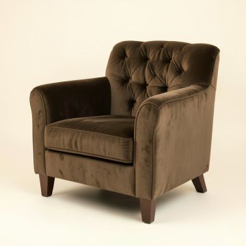Marionville 29 '' Wide Tufted Velvet Armchair (synthetic illustration; no displayed measurements)