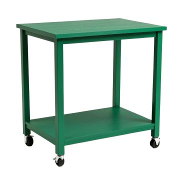 Clay Branch Empty Rolling Workshop Cart - Green
