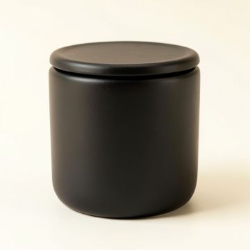 Oak Canyon Storage Canister With Lid - Black (synthetic illustration; no displayed measurements)