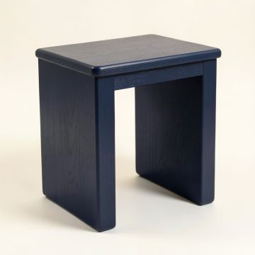 Dawn Field Side Table - Navy (synthetic illustration; no displayed measurements)
