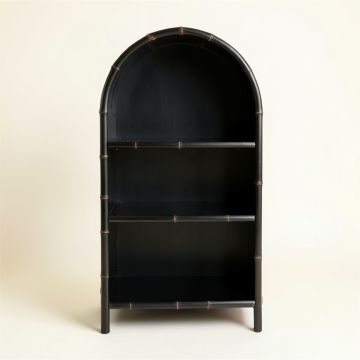 Reed Brook Freestanding Bookcase - Black (synthetic illustration; no displayed measurements)