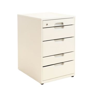 Totally 5-Drawer Mobile Lateral Filing Cabinet