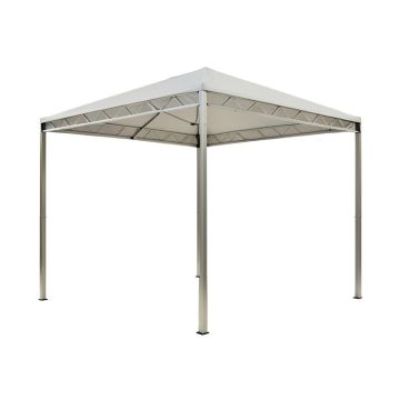 10 Ft. W X 12 Ft. D Aluminum Pergola With Canopy