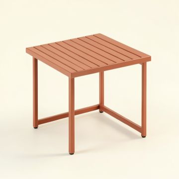 Cove Brook Compact Balcony Table - Terracotta (synthetic illustration; no displayed measurements)