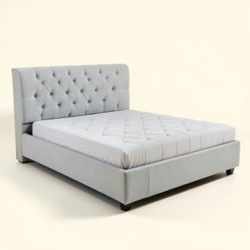 Larios Tufted Upholstered Low Profile Standard Bed (synthetic illustration; no displayed measurements)