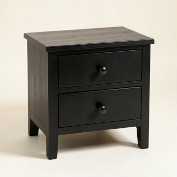 Vale Bluff Nightstand - Black (synthetic illustration; no displayed measurements)