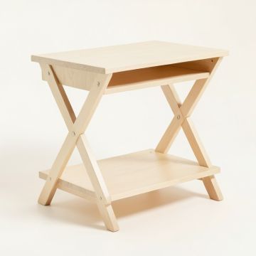 Fern Bridge Side Table - Ivory (synthetic illustration; no displayed measurements)