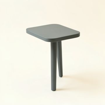 Slate Brook Compact Balcony Table - Gray (synthetic illustration; no displayed measurements)