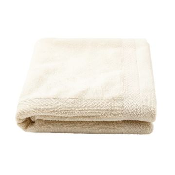 Oak Edge Bath Towel - Cream