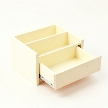 Moss Bluff Empty Coffee-Station Organizer - Ivory (synthetic illustration; no displayed measurements)