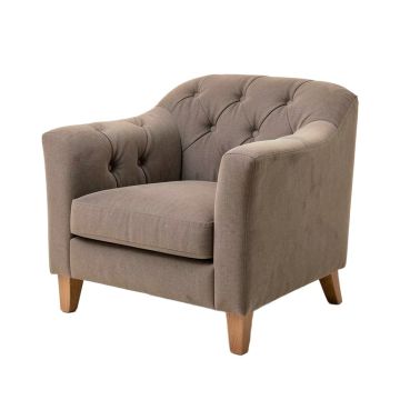 26 '' Wide Tufted Polyester Armchair